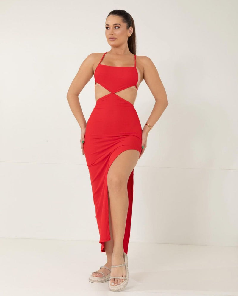 Vestido Gaby Jeeh Moraes - Vermelho